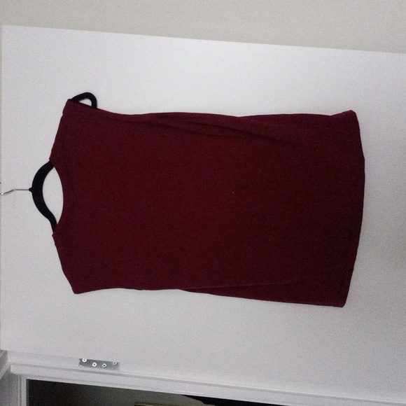 Burgundy 'Never Better' Skeleton Muscle Tank - Picture 3 of 3